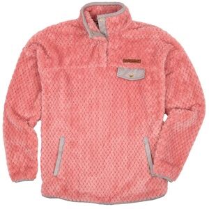 SIMPLY SOUTHERN BLOSSOM LONG SLEEVE SOFT SHERPA PULLOVER SWEATSHIRT